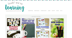 Desktop Screenshot of lookwerelearning.com